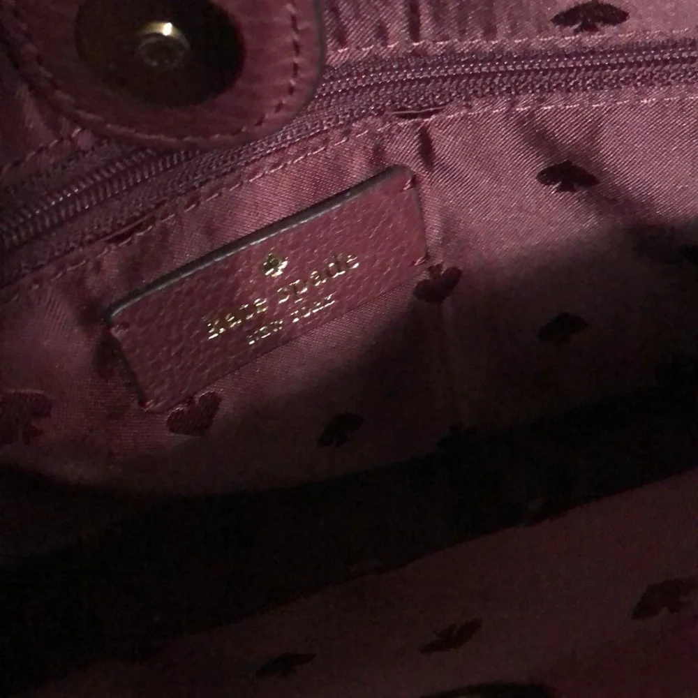 kate spade structured pebbled
